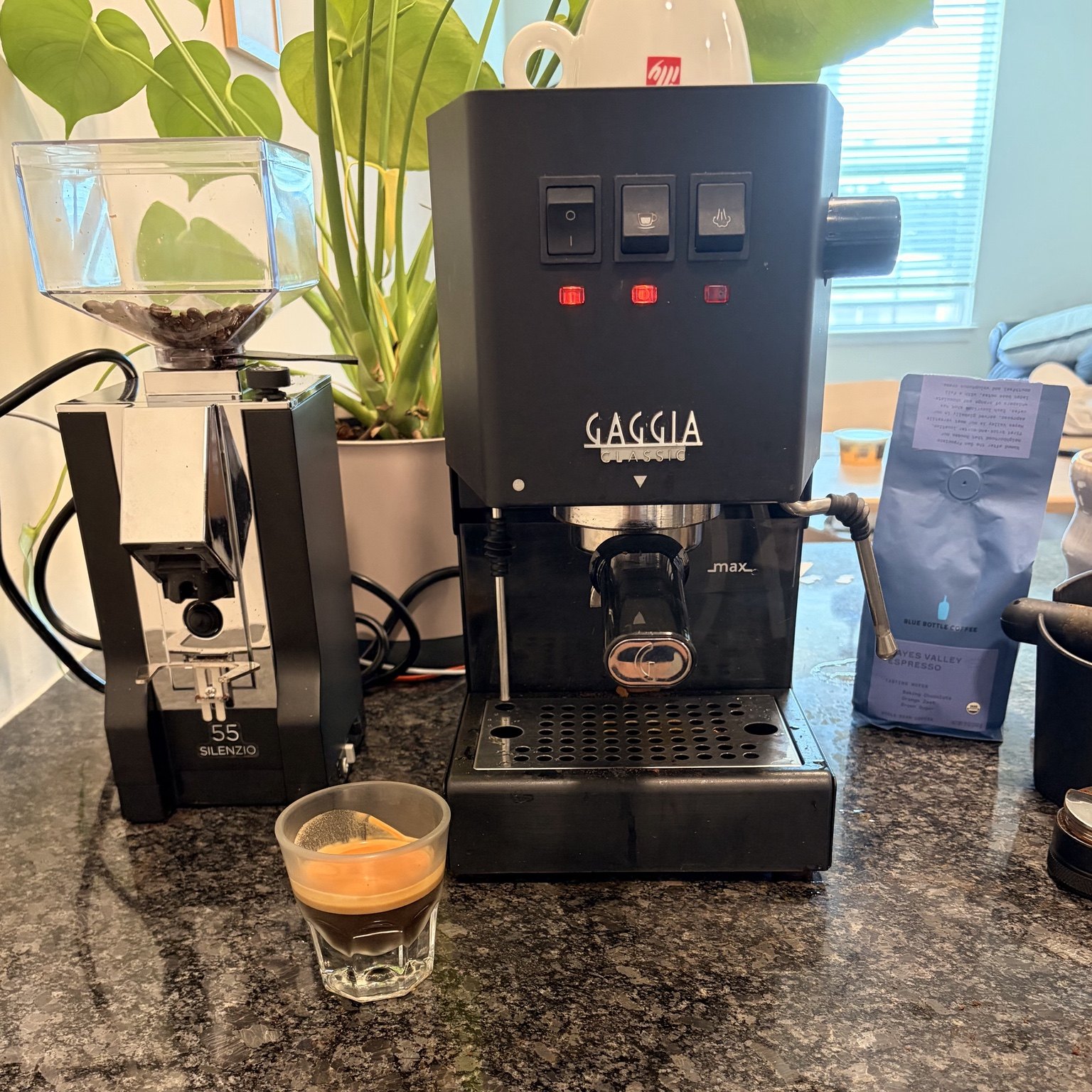 A shot of espresso